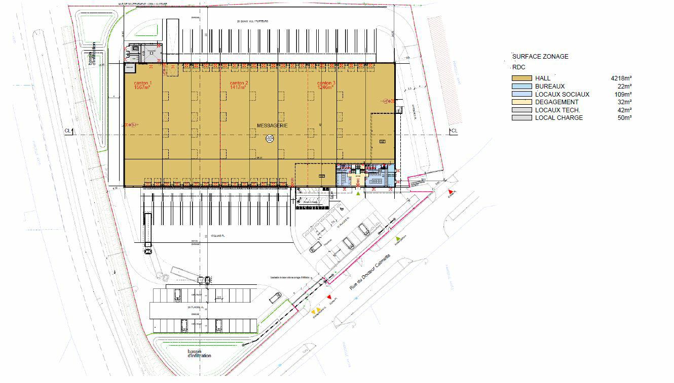 Entrepôt classe c Farlède 5017m² Location entrepôt classe c Farlède Var OLLOG2308454 5